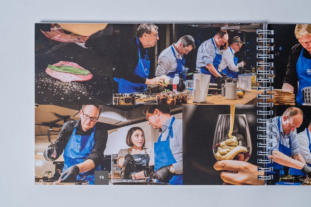 Diese Eventfotos in St. Gallen zeige den Verwaltungsrat beim Kochen