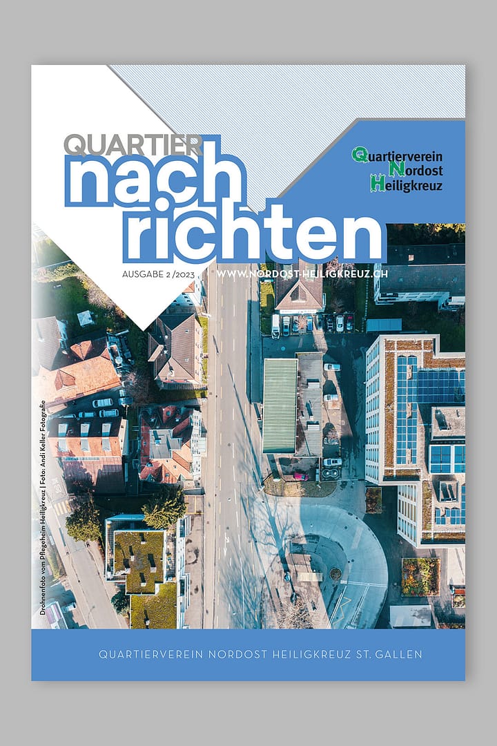 Atemraubende Luftaufnahmen von St Gallen für Quartierverein